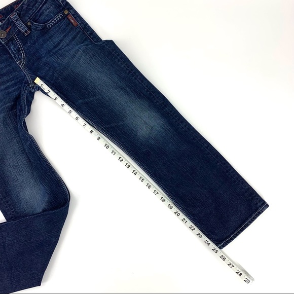 Silver Jeans Santorini Crop Jeans Dark Wash, 26 DAMAGED - Picture 11 of 16